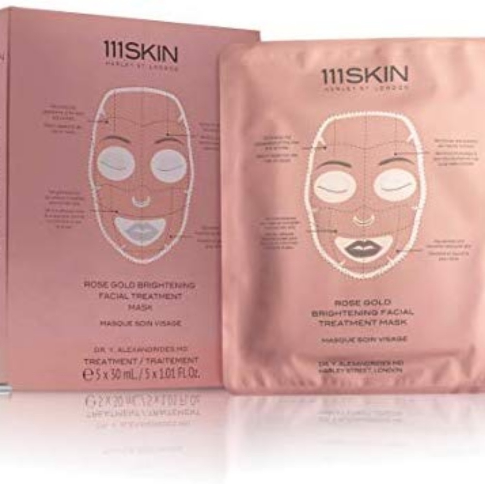 111Skin 5 Count Rose Gold Facial Mask